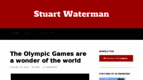 What Stuartwaterman.com website looked like in 2016 (7 years ago)
