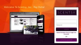 What Scentsypay.com website looked like in 2016 (7 years ago)