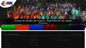 What Sgdf-stpierrelejeune.fr website looked like in 2016 (7 years ago)