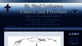 What Stpaulcaledonia.org website looked like in 2016 (7 years ago)