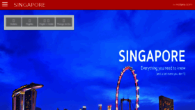 What Singapore-guide.com website looked like in 2016 (7 years ago)