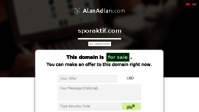 What Sporaktif.com website looked like in 2016 (7 years ago)
