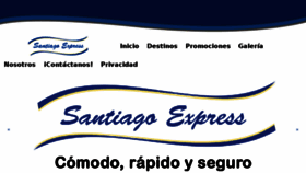 What Santiagoexpress.mx website looked like in 2016 (7 years ago)