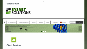 What Sysnetsolutions.com website looked like in 2016 (7 years ago)