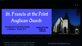 What Stfrancisatthepoint.org website looked like in 2016 (7 years ago)