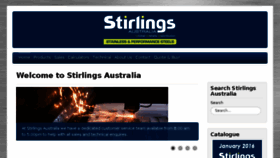 What Stirlingsaustralia.com.au website looked like in 2016 (7 years ago)