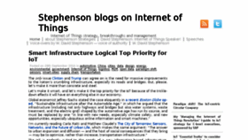 What Stephensonstrategies.com website looked like in 2016 (7 years ago)