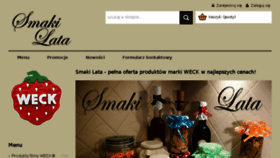What Smakilata.pl website looked like in 2016 (7 years ago)