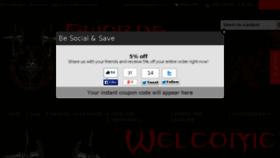 What Swordsandweapons.net website looked like in 2016 (9 years ago)