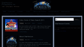 What Starhorizon.net website looked like in 2011 (12 years ago)