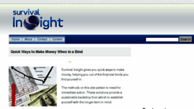 What Survivalinsight.com website looked like in 2016 (7 years ago)