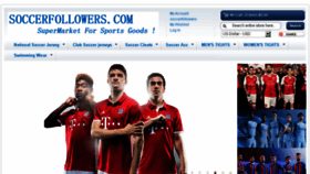 What Soccerfollowers.net website looked like in 2016 (7 years ago)