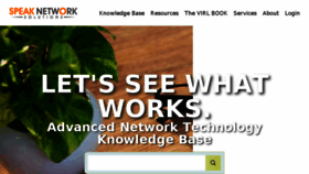 What Speaknetworks.com website looked like in 2016 (7 years ago)
