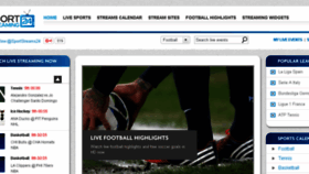 What Sportstreaming24.com website looked like in 2016 (7 years ago)