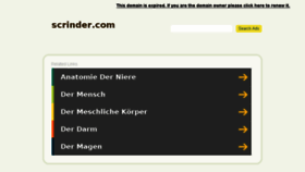 What Scrinder.com website looked like in 2016 (7 years ago)