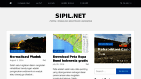 What Sipil.net website looked like in 2016 (7 years ago)