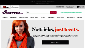 What Scarves.com website looked like in 2016 (7 years ago)