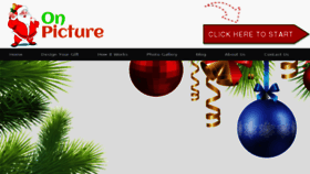 What Santaonpicture.com website looked like in 2016 (7 years ago)