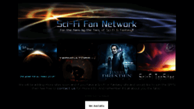 What Scififannetwork.com website looked like in 2016 (7 years ago)