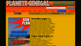 What Senegalaisement.com website looked like in 2016 (7 years ago)