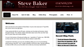 What Stevebakermg.co.uk website looked like in 2016 (7 years ago)