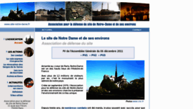 What Site-notre-dame.fr website looked like in 2016 (7 years ago)
