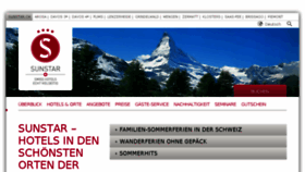 What Sunstar.ch website looked like in 2016 (7 years ago)