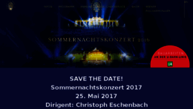 What Sommernachtskonzert.at website looked like in 2016 (7 years ago)