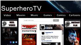 What Superherotv.com website looked like in 2016 (7 years ago)