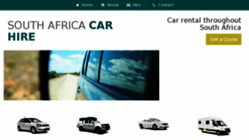 What Southafrica-carhire.com website looked like in 2016 (7 years ago)