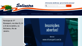 What Salineira.com.br website looked like in 2016 (7 years ago)