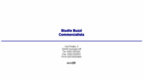 What Studiobuzzi.it website looked like in 2016 (7 years ago)