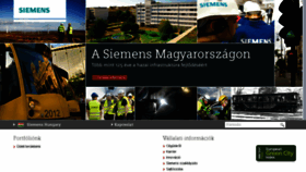 What Siemens.hu website looked like in 2016 (7 years ago)