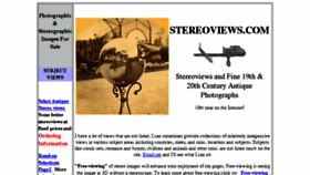What Stereoviews.com website looked like in 2016 (7 years ago)