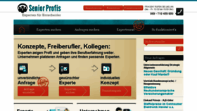 What Seniorprofis.de website looked like in 2016 (7 years ago)