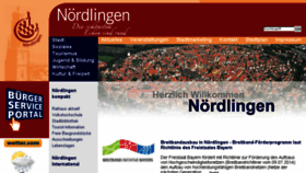 What Stadt.noerdlingen.de website looked like in 2016 (7 years ago)