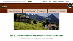 What Schoeb-ag.ch website looked like in 2016 (7 years ago)