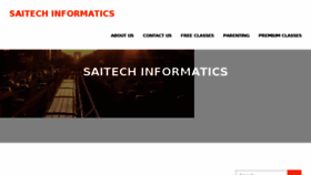 What Saitechinfo.com website looked like in 2016 (7 years ago)