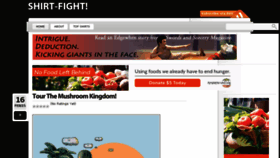 What Shirt-fight.com website looked like in 2016 (7 years ago)