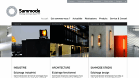 What Sammode.com website looked like in 2016 (8 years ago)