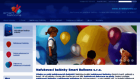 What Svetbalonku.cz website looked like in 2016 (7 years ago)