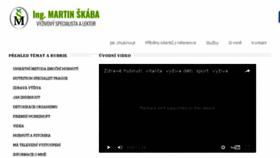 What Skaba.cz website looked like in 2016 (7 years ago)