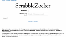What Scrabblezoeker.nl website looked like in 2016 (7 years ago)