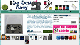 What So-sew-easy-store.com website looked like in 2016 (7 years ago)