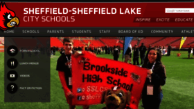 What Sheffieldschools.org website looked like in 2016 (7 years ago)