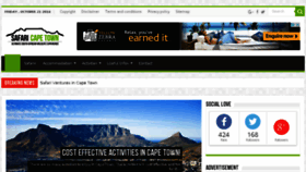 What Safari-cape-town.info website looked like in 2016 (7 years ago)