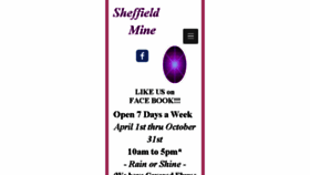 What Sheffieldmine.com website looked like in 2016 (7 years ago)