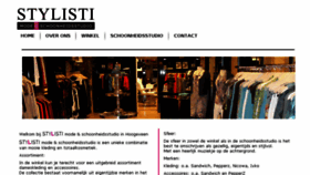 What Stylisti.nl website looked like in 2016 (7 years ago)