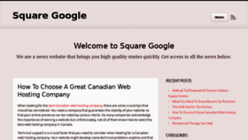 What Squaregoogle.com website looked like in 2016 (7 years ago)