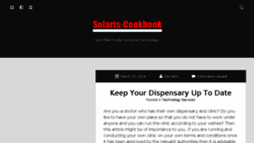 What Solaris-cookbook.com website looked like in 2016 (7 years ago)